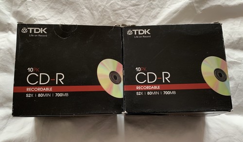 Pack tdk r recordable - 2x, cd-r