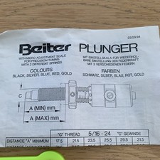 Beiter Plunger Black