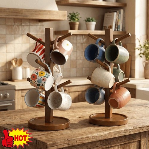 Cups tree mug rack - 6,