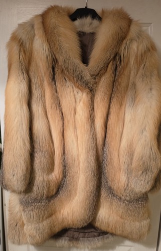 Large red fox natural - large, coat