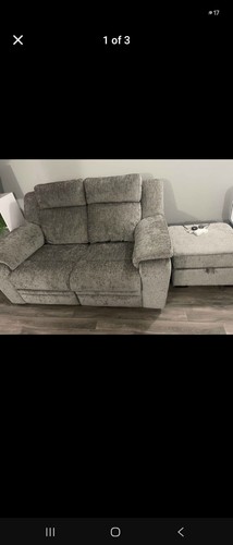Grey velvet corner sofa - velvet,