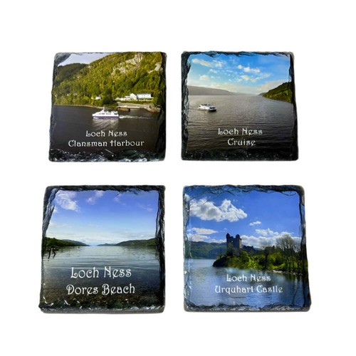 Slate coasters loch - coasters, ness