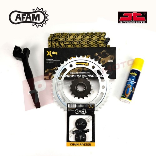 Afam gold ring - chain, and