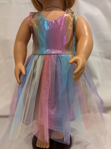 Doll glittery rainbow - glittery,