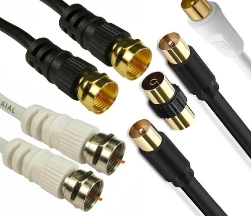 Coaxial aerial cable rf - coaxial, tv