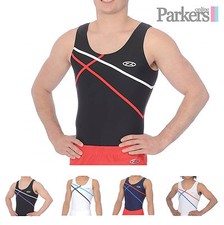 BRAND NEW ZONE BOYS MENS ATLAS LEOTARD GYMNASTICS VARIOUS COLOURS SIZE 26-44