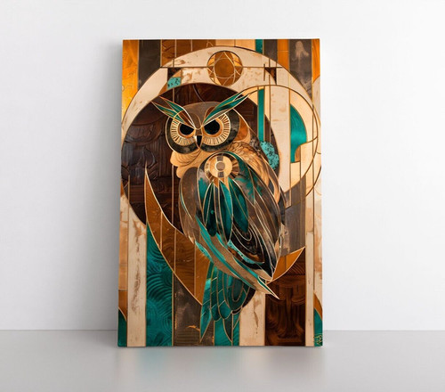 Owl wall art - print, canvas