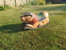 Vintage Wooden Rocking Horse