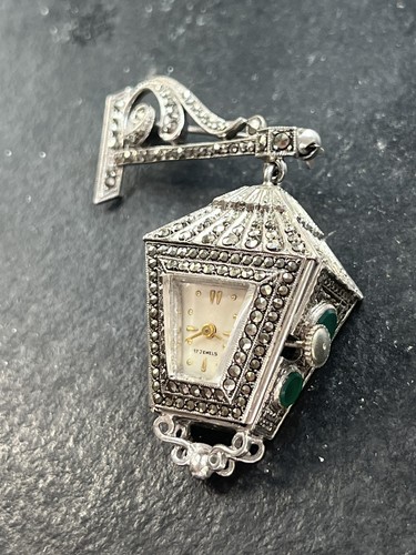 Vintage silver marcasite - silver,