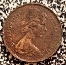 1977 UK 2p NEW PENCE Coin –