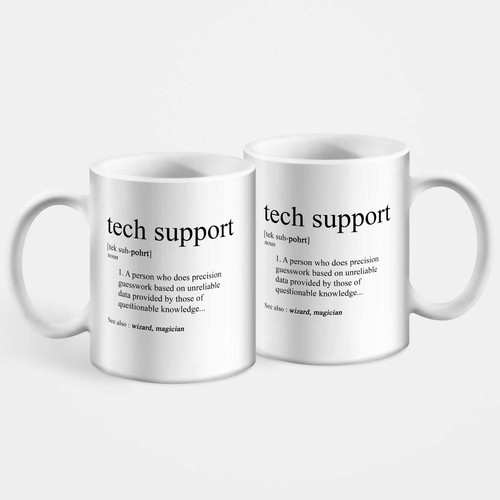 Tech support tea coffee - support,
