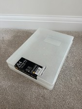 WB Weston Boxes A4 Storage Box - Plastic Paper Ream Storage Box - Expandable