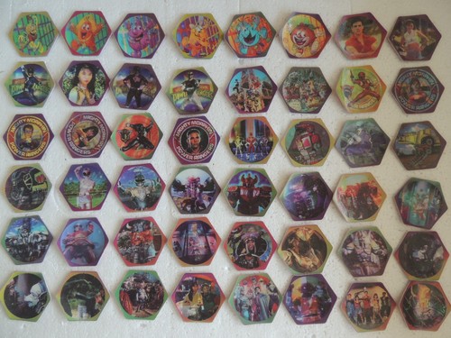 Power rangers pogs tazos - power, rare