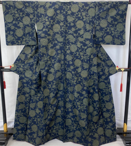 Japanese vintage kimono silk - vintage,