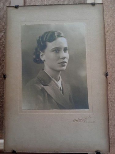 Old glass photo frame - old, is