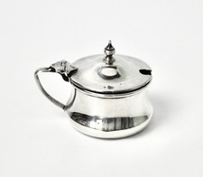 Sterling Silver Mustard Pot Birmingham 1934 by James Walter Tiptaft
