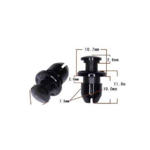 Plastic rivets x - 10, 11.8