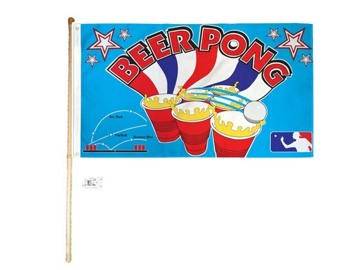 Wood flag pole kit wall - wood,