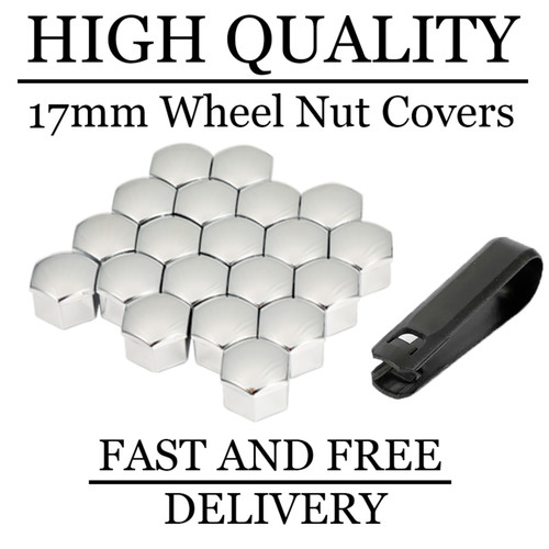 17mm chrome wheel nut - wheel,