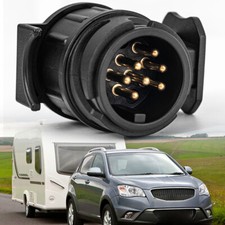 For Trailers Tow Bar Socket Converter 13-pin to 7-pin Electric Towing Adapter
