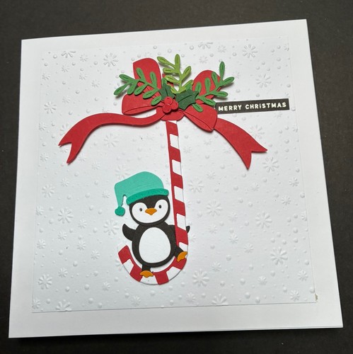 Handmade christmas card - handmade, with