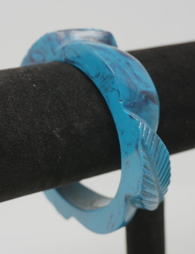Vintage chunky bangle bracelet - bangle,