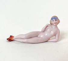 Vtg Bathing Beauty Lady Woman