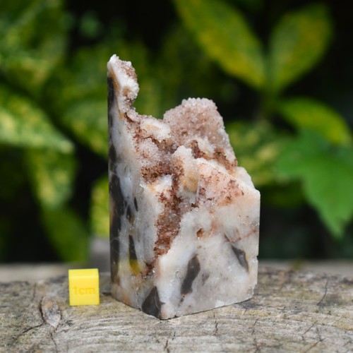 Sphalerite quartz druzy - quartz,