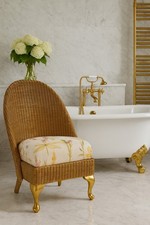 Gold Lloyd Loom Bedroom