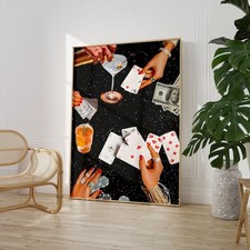 Vintage Playing Cards Wall