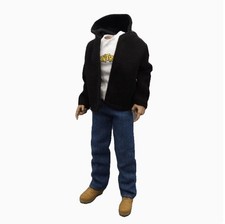 1/6 Scale Black Hoodie Jacket