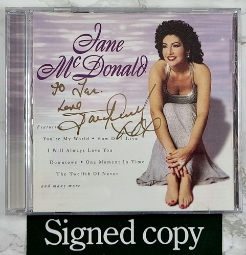 Jane mcdonald signed copy - signed,