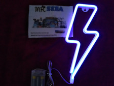 LIGHTNING NEON LIGHT / NEON LIGHTNING LIGHT / PERFECT FOR GAMING RETRO ROOM