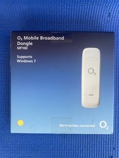 O2 Mobile Broadband MiFi Dongle MF100  NEW Sealed x1