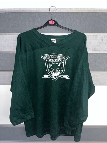 Green hockey jersey - hockey,
