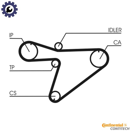 Timing belt ct810 for daihatsu - timing,
