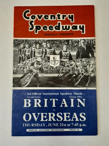 Speedway programme great - speedway,