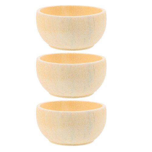 3pcs small wooden bowls - 3pcs,