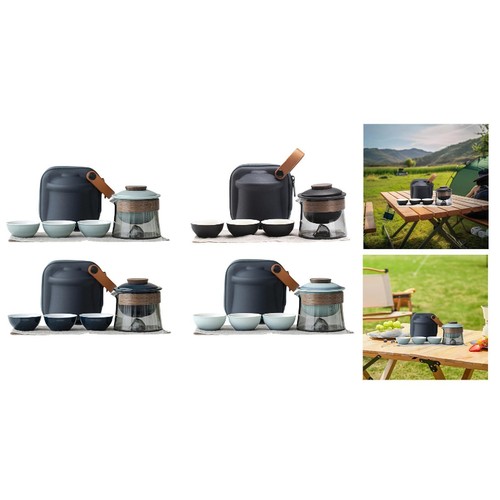 Portable tea pot set - pot, and