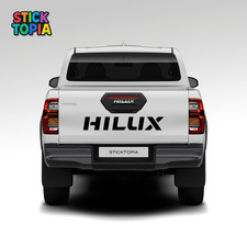TOYOTA HILUX Tailgate Decal Vinyl Sticker Graphic | Pickup 4x4 Truck Rear Panel