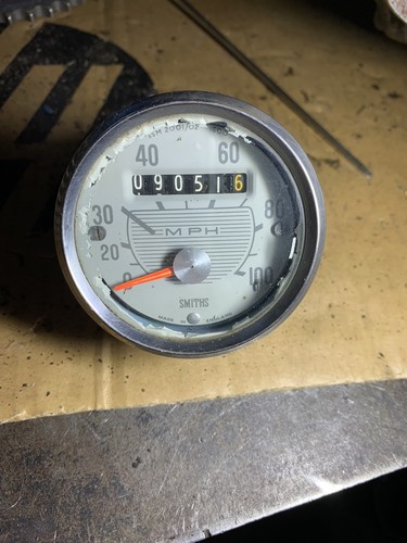 Smiths 100 mph speedometer - smiths, and