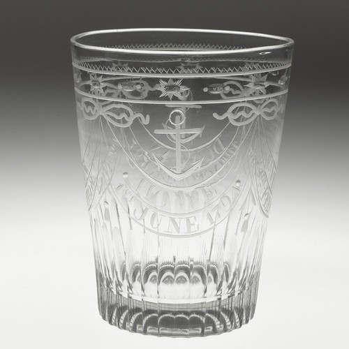 Georgian tumbler with naval - georgian,