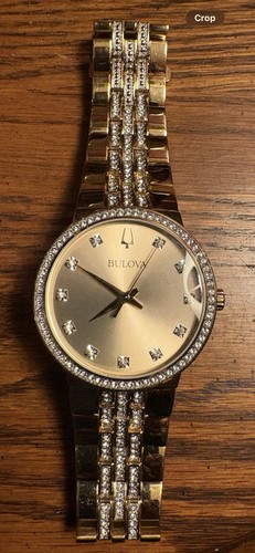 Bulova 97d115 gold men - bulova,