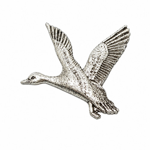 Pewter flying mallard - flying,
