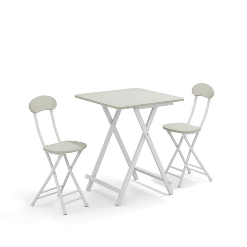 Folding table with chairs - folding,