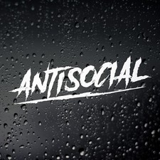 Antisocial Car JDM Sticker -