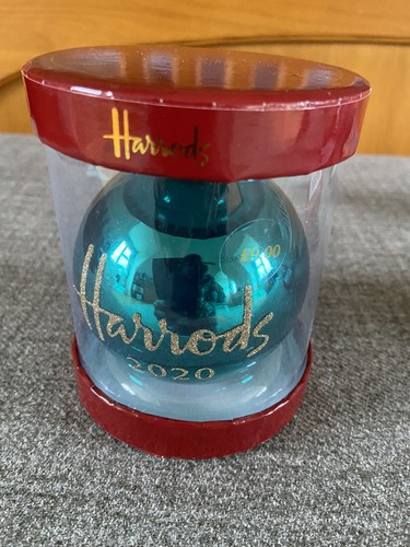 Harrods christmas green bauble - harrods,