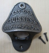 Cast iron Vintage rustic old retro Collectable Wall mounted Beer Bottle Openers