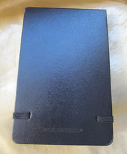 Moleskine black flip plain - black,