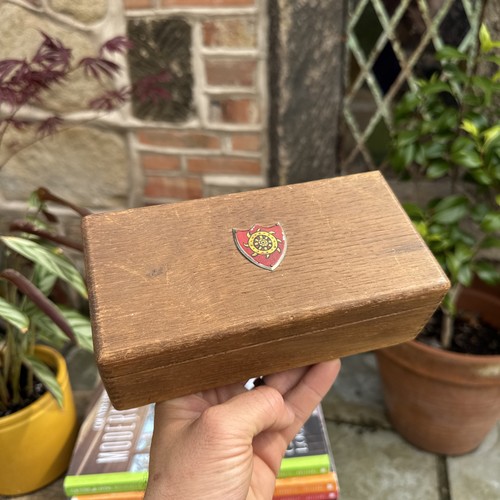 Vintage wooden storage box - vintage,